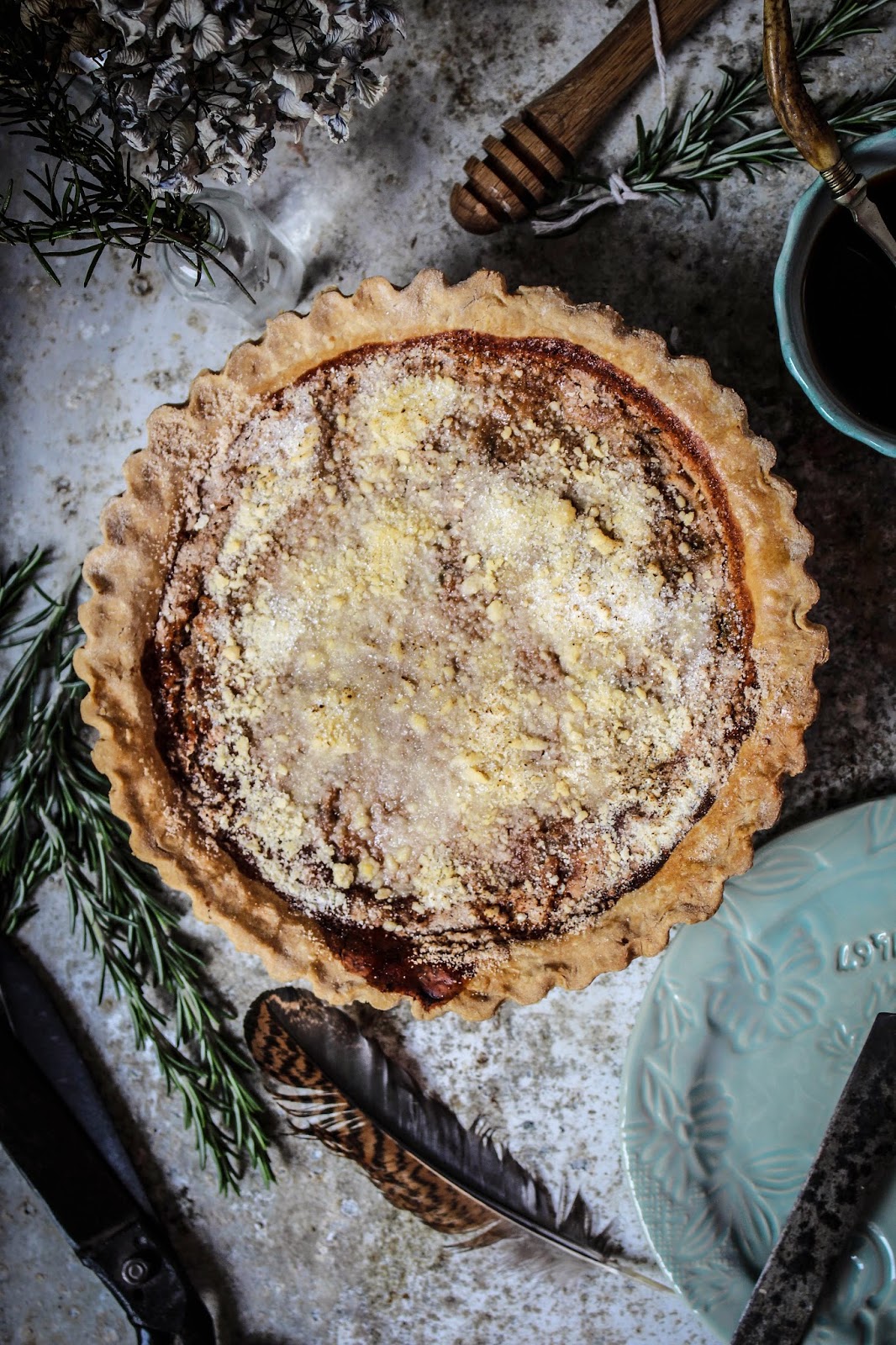 Honey And Rosemary Shoofly Pie From Four And Twenty Blackbirds Pie Book