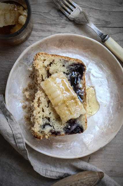 extract to comb how honey from studios twigg with cut muffin loaf  honey blueberry comb