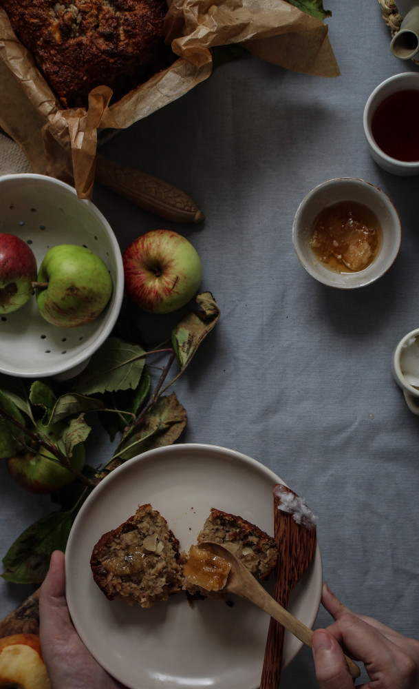 apple banana cake paleo-1-10