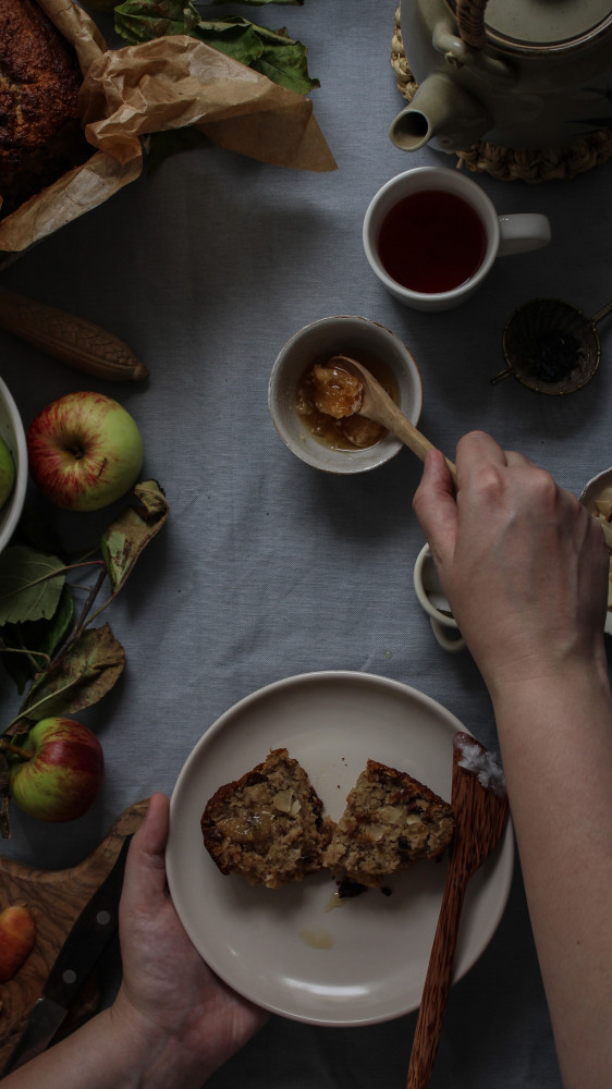 apple banana cake paleo-1-18