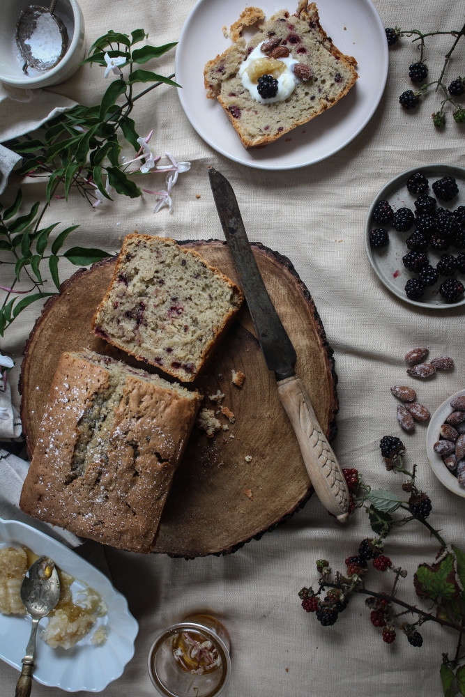 blackberry almnd cake with jasmin honey-1-20