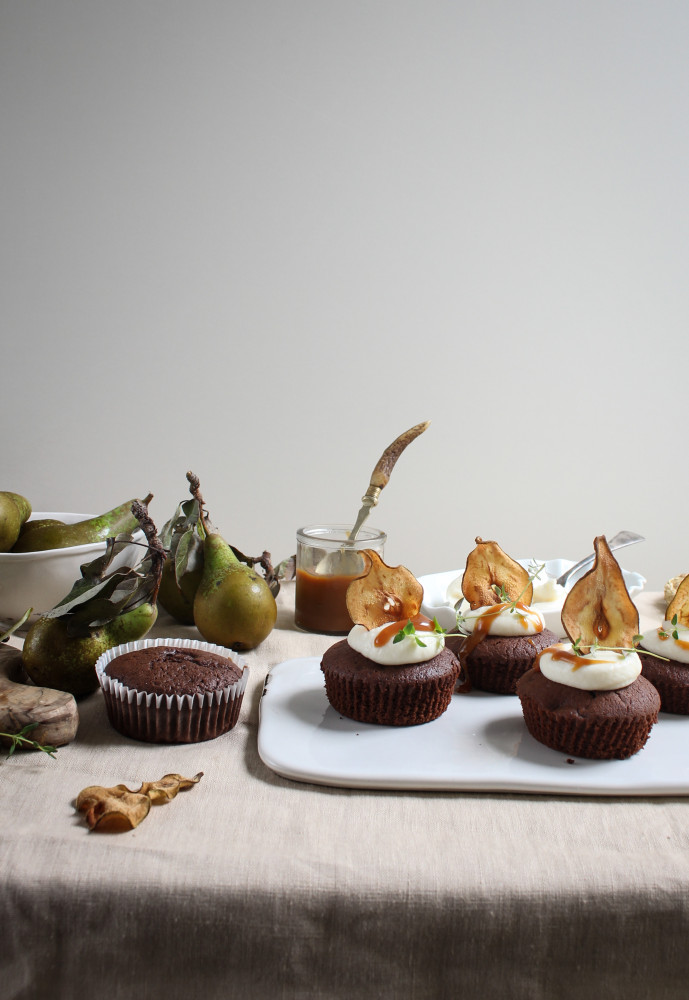 pear and chocolate cakes with mascapone and caramel-1-14