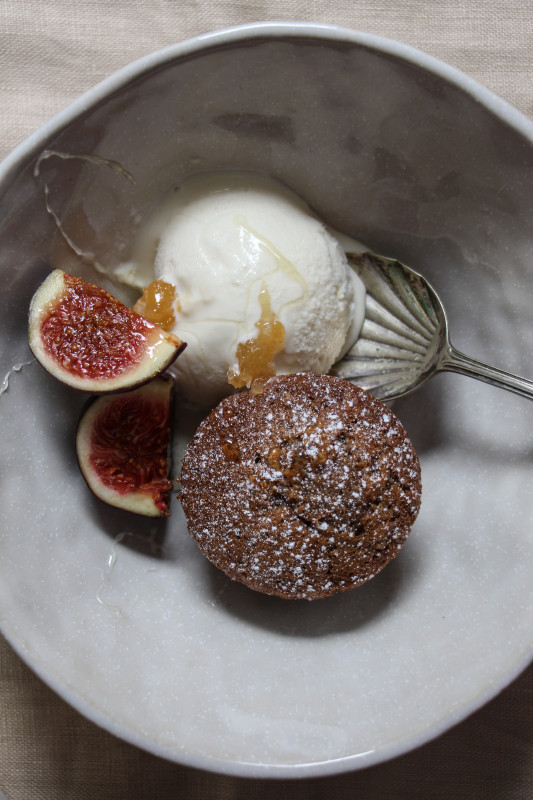 buckwheat hazelnut cakes ricotta icecream -1-13