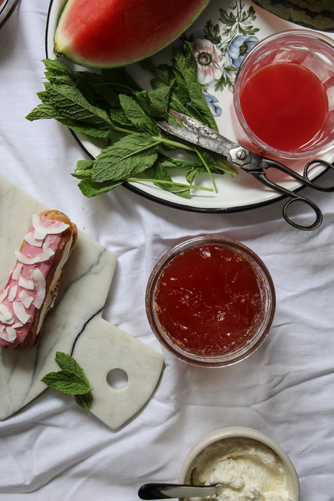 watermelon coconut eclairs-1-11