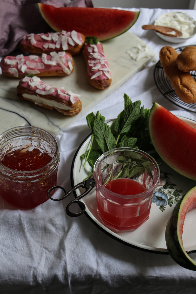 watermelon coconut eclairs-1-20