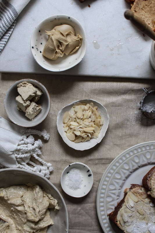 banana bread bostock with sesame halva almond cream-1-5