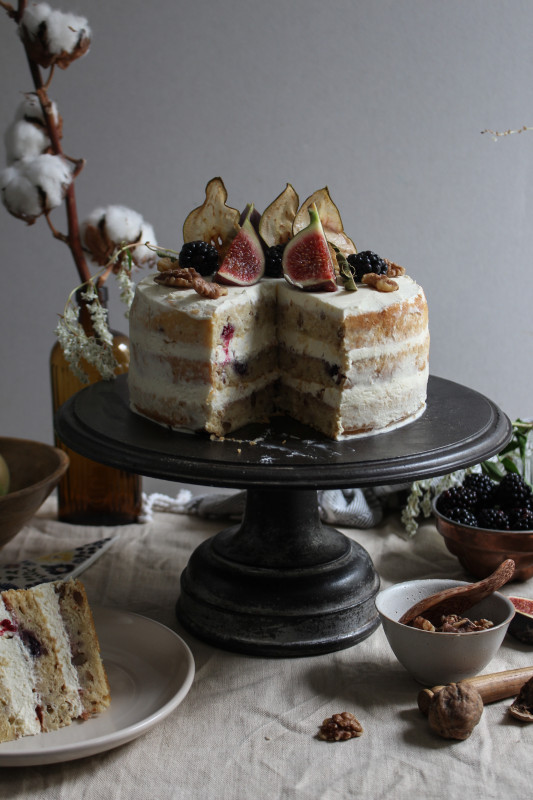 blackberry pear and walnut cake with fig verbina jam-1-15