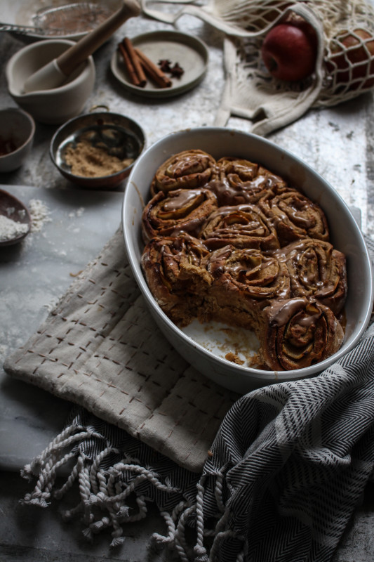 bonfire night spiced apple parkin rolls-1-15