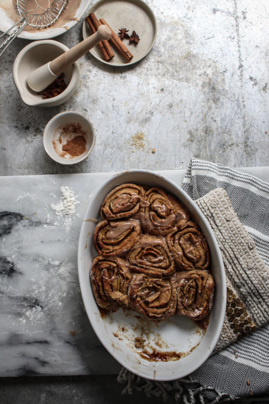 bonfire night spiced apple parkin rolls-1-24