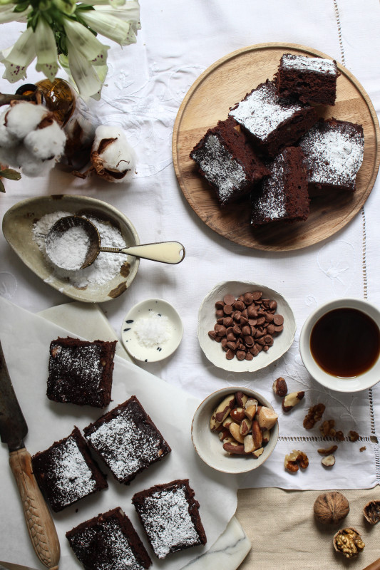 buckwheat brown butter banana brownies-1-10