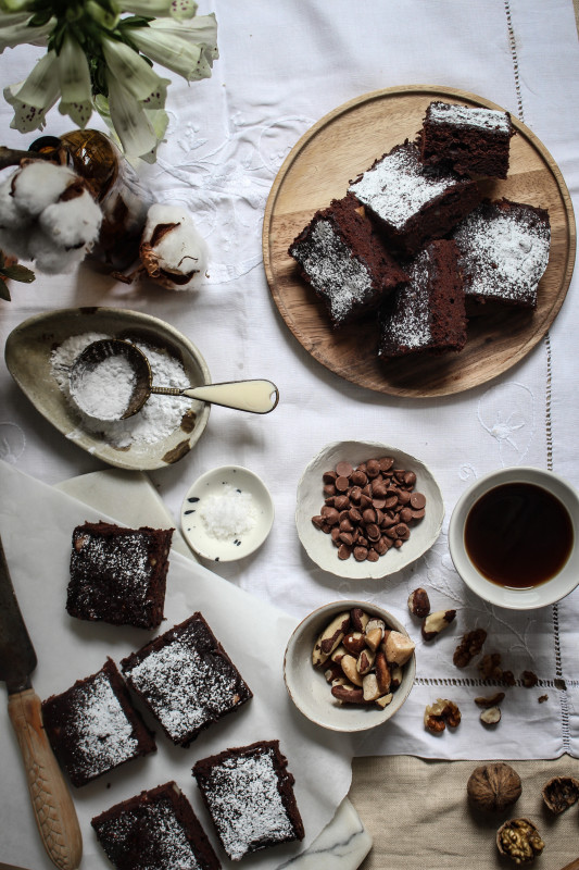 buckwheat brown butter banana brownies-1-13