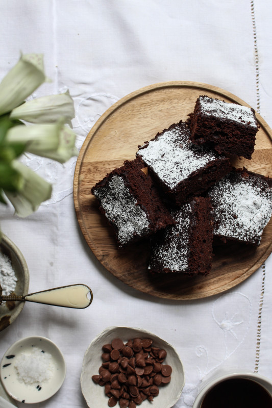 buckwheat brown butter banana brownies-1-19