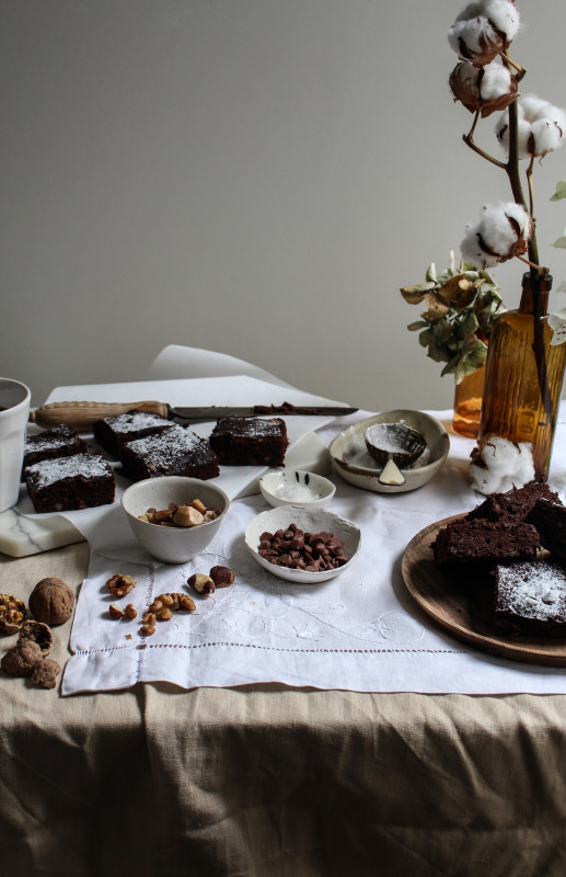 buckwheat brown butter banana brownies-1-2