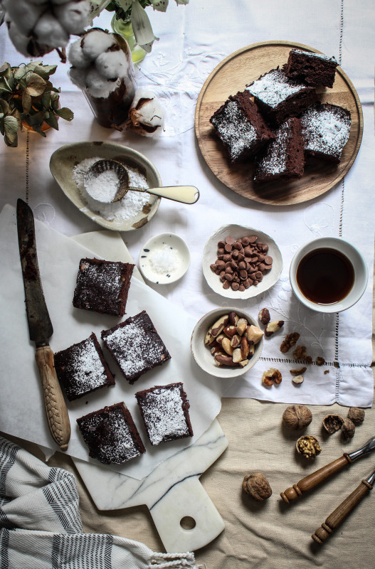 buckwheat brown butter banana brownies-1-5