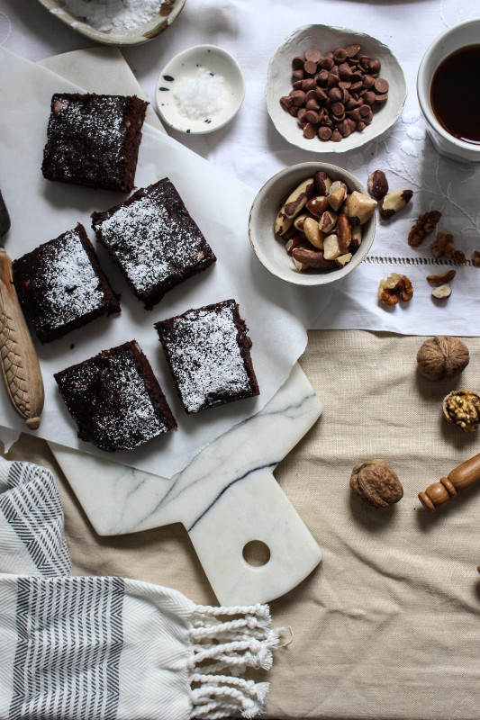 buckwheat brown butter banana brownies-1-6