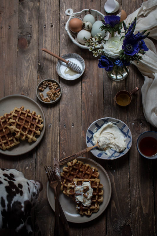 carrot cake waffles-1