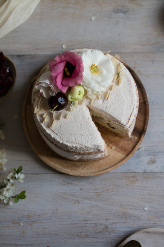 balsamic cherry feather light cake-1-16