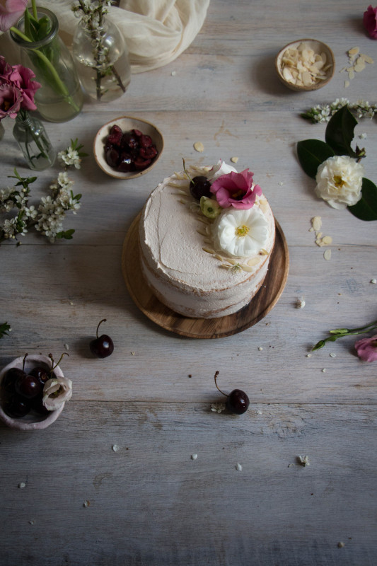 balsamic cherry feather light cake-1-39