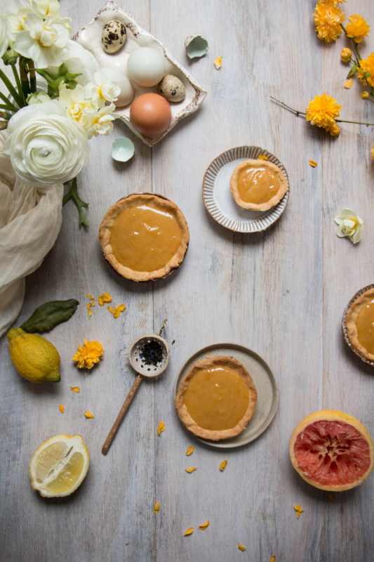 grapefruit lemon earl grey curd tarts -1-6