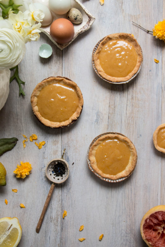 grapefruit lemon earl grey curd tarts -1-9