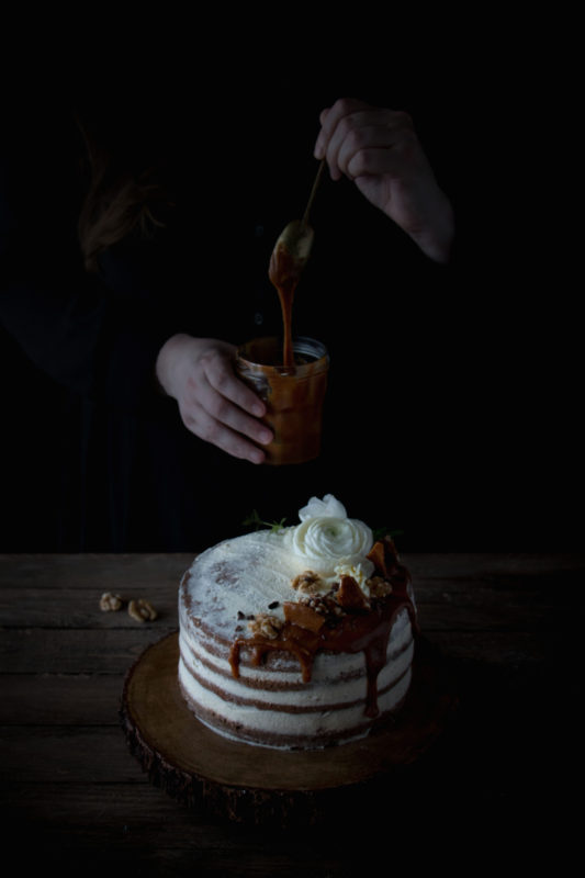 mocha cake with miso buttermilk caramel-1-5-1