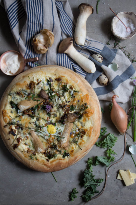 garlic mushroom pizza-1-2