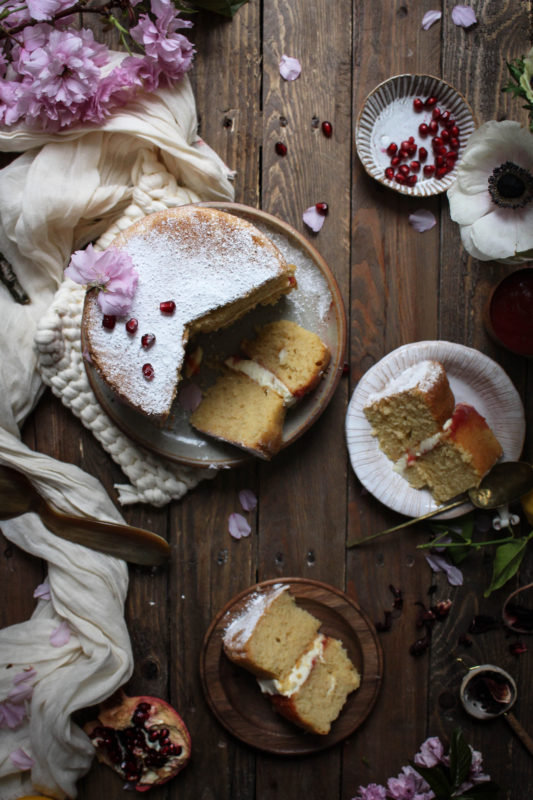 lemon pomegranate hibiscus curd filled cake-1-27-1cc