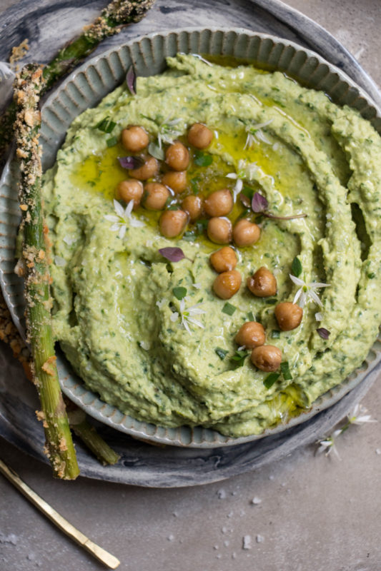 wild garlic asparagus hummus-1-10