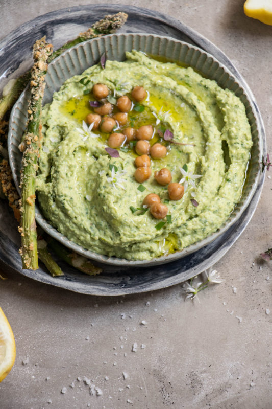 wild garlic asparagus hummus-1-16