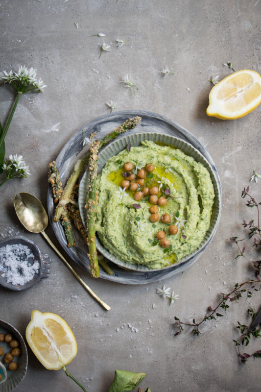 wild garlic asparagus hummus-1-4