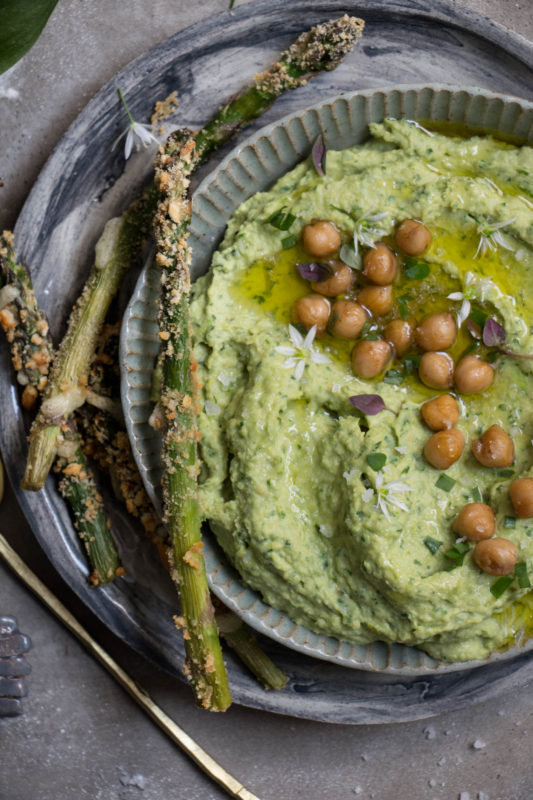 wild garlic asparagus hummus-1-9