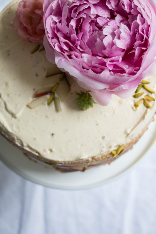 rhubarb strawberry and pistachio cake-1-14