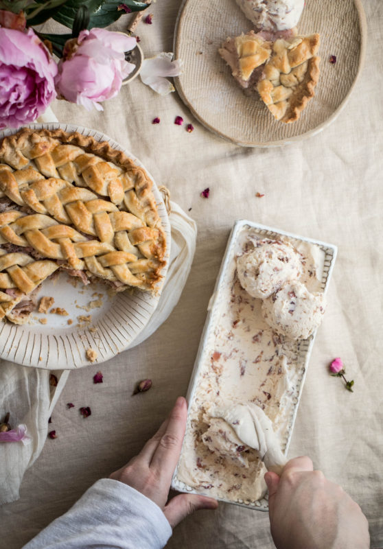 peach tea pie and rose icecream-1-26