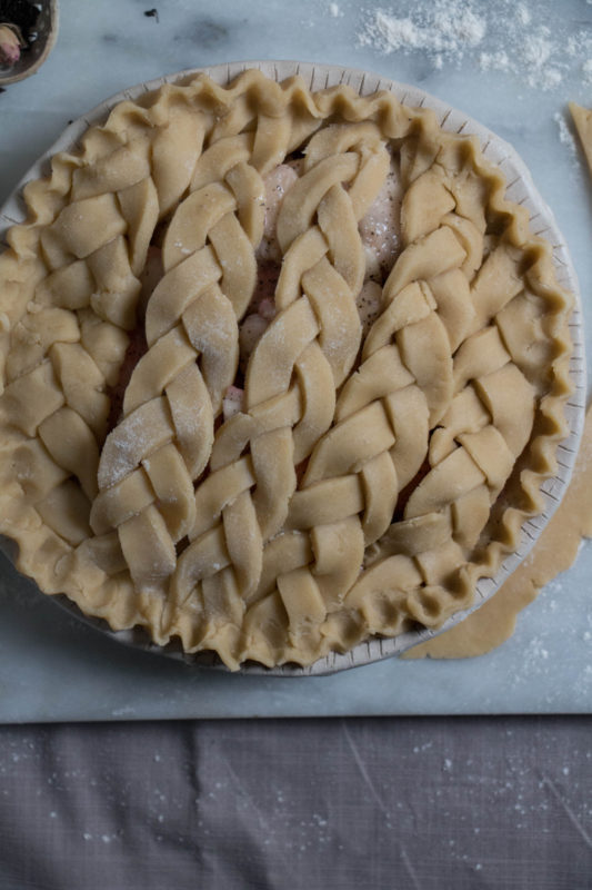 peach tea pie and rose icecream-1-7