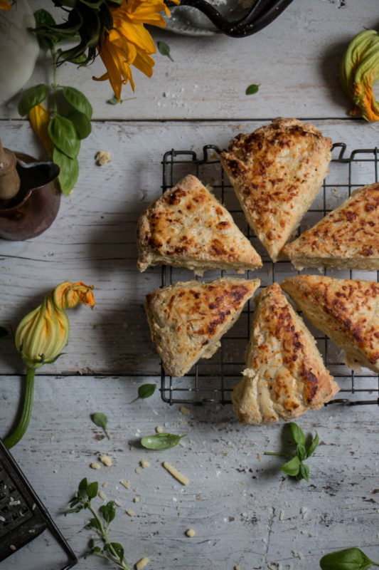 cheese and zucchini buttermilk scones-1-4