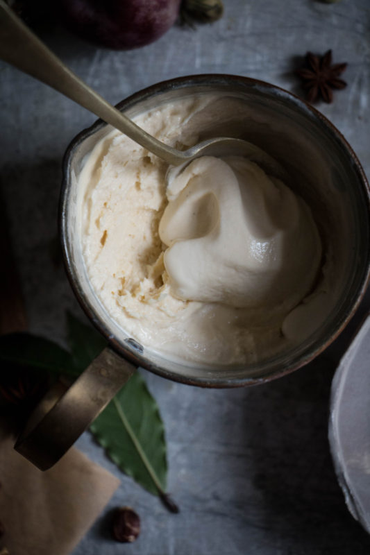 earl grey icecream with spiced fruit-1-6