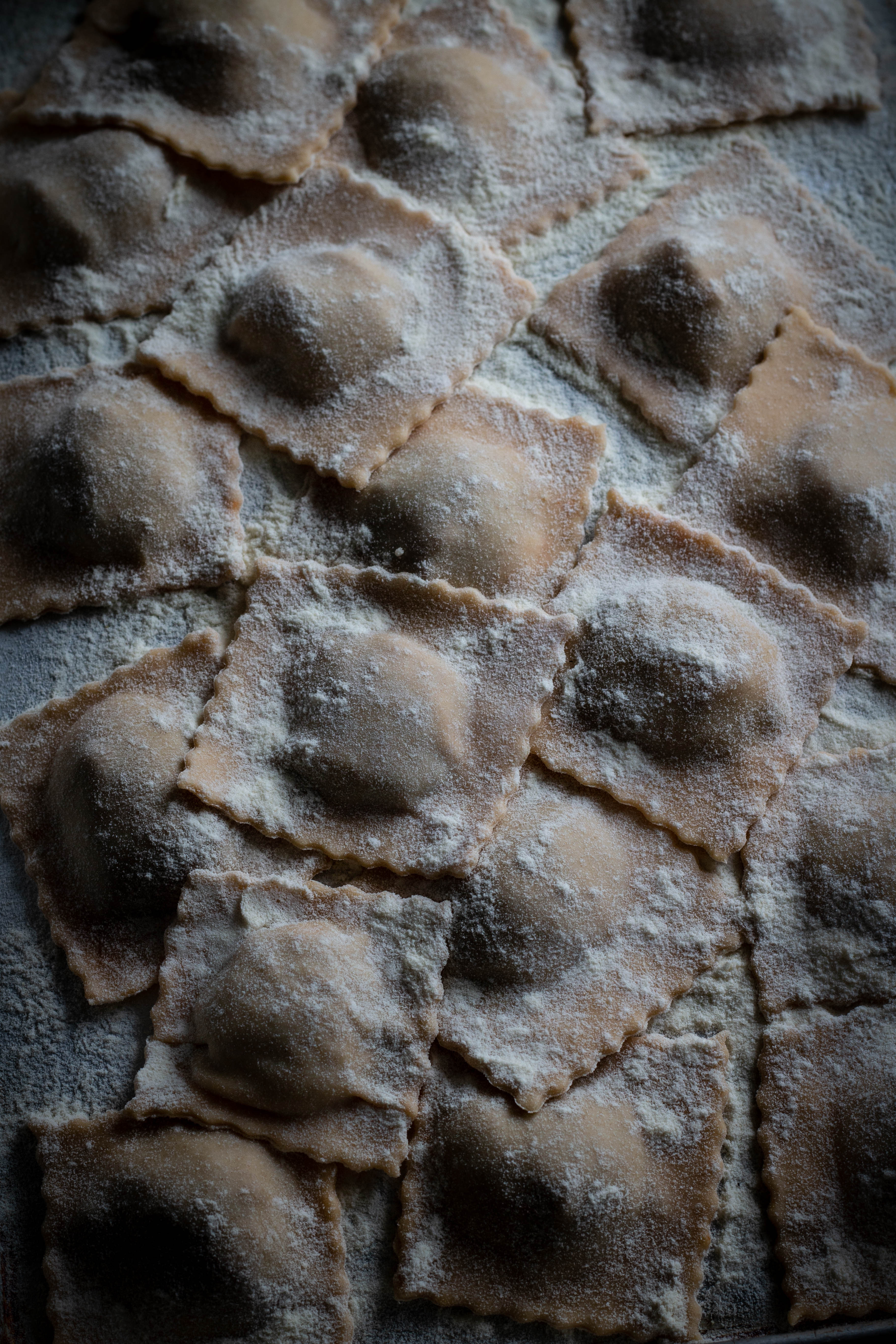 braised lamb ravioli 