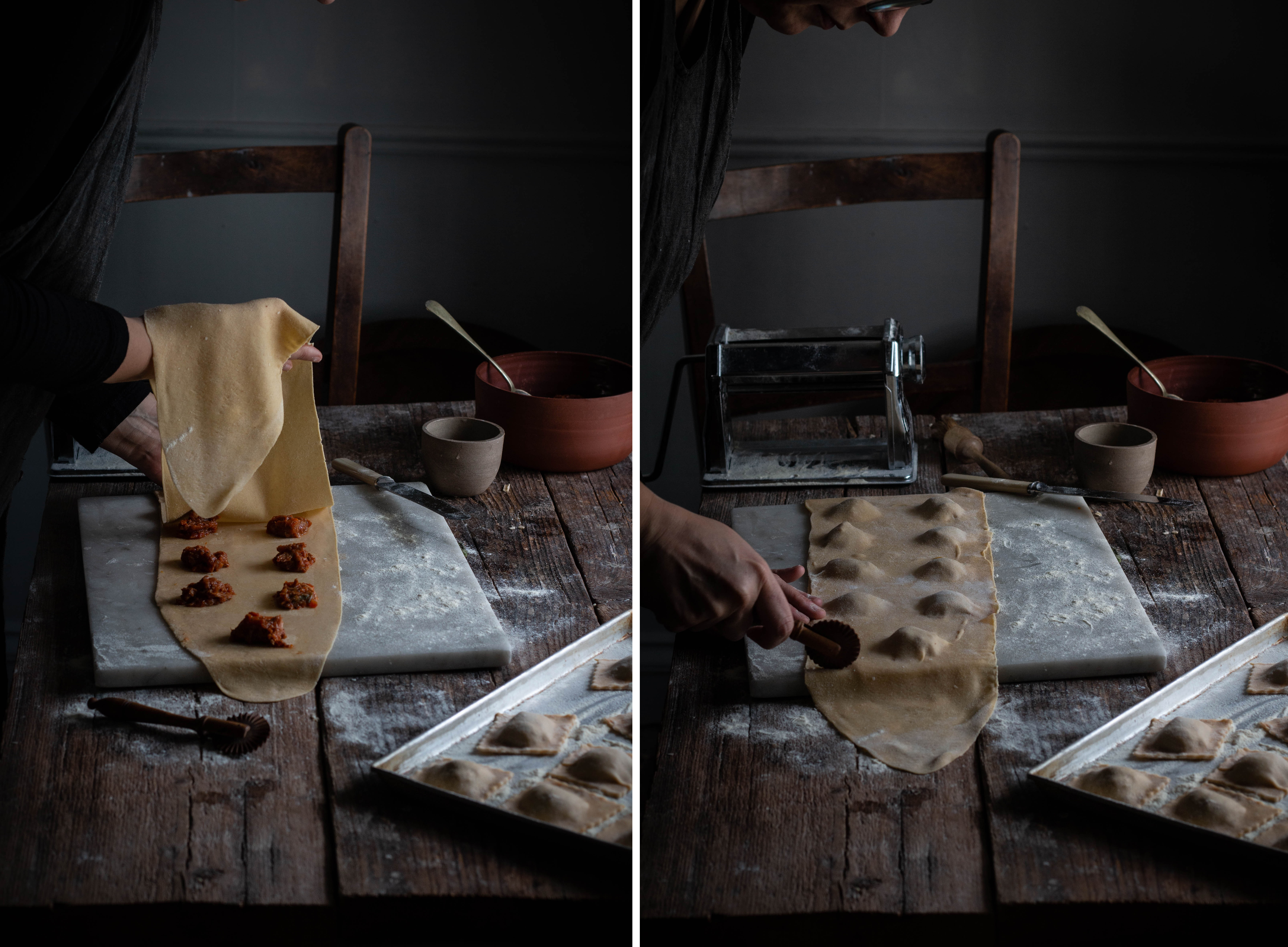 braised lamb ravioli 