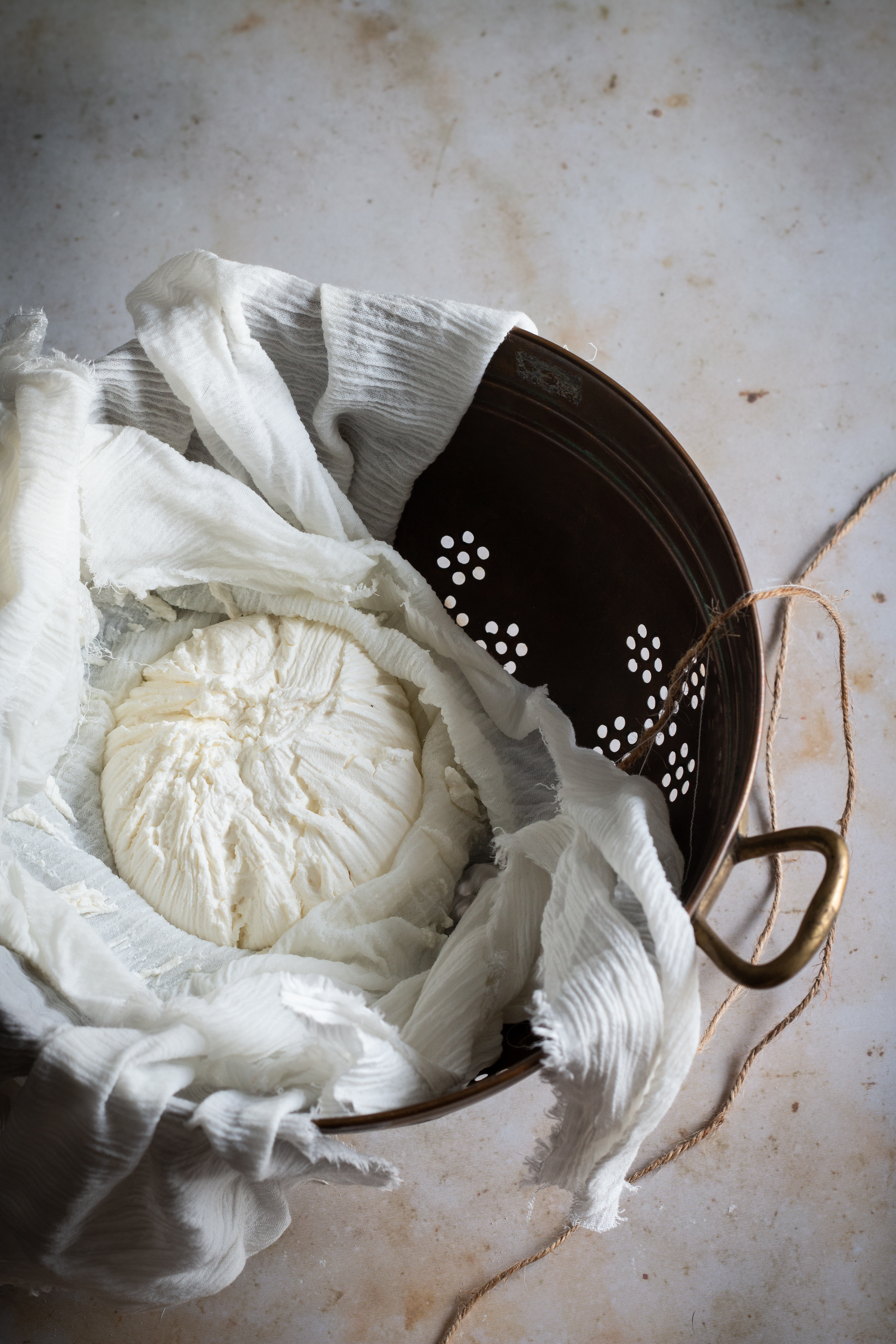 labneh and rhubarb