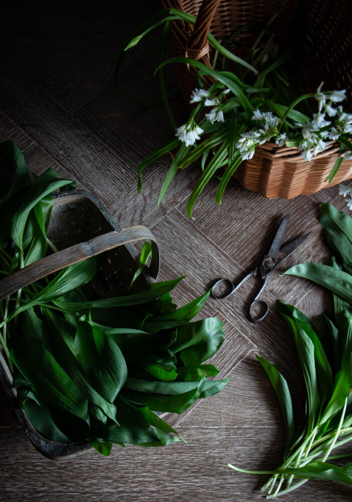 wild garlic focaccia