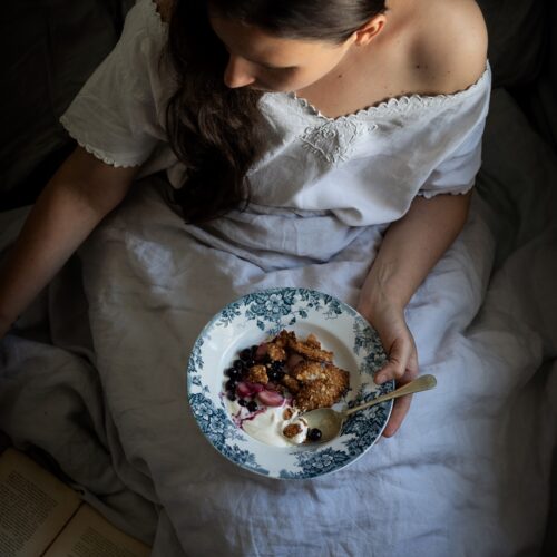 lavender and fennel seed almond granola