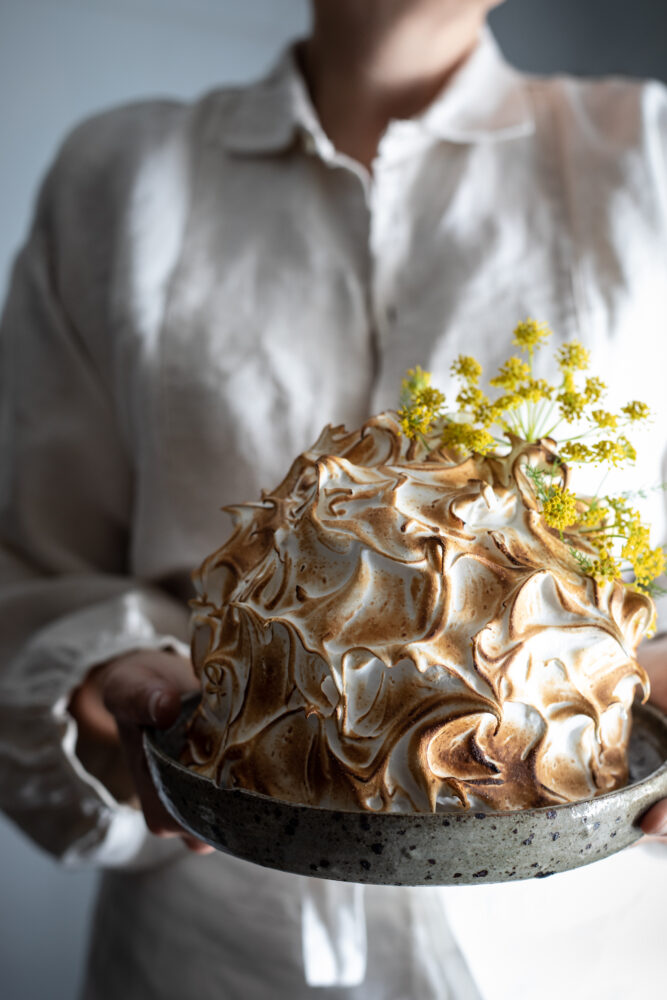 fennel ricotta baked alaska