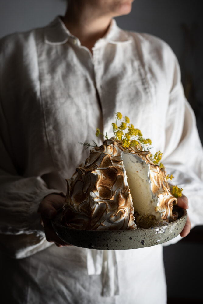 fennel ricotta baked alaska