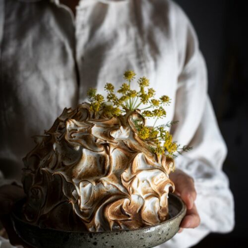 fennel pollen ricotta baked alaska