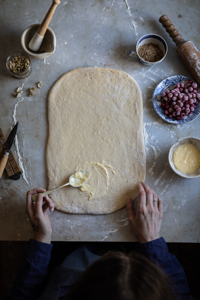 making buns