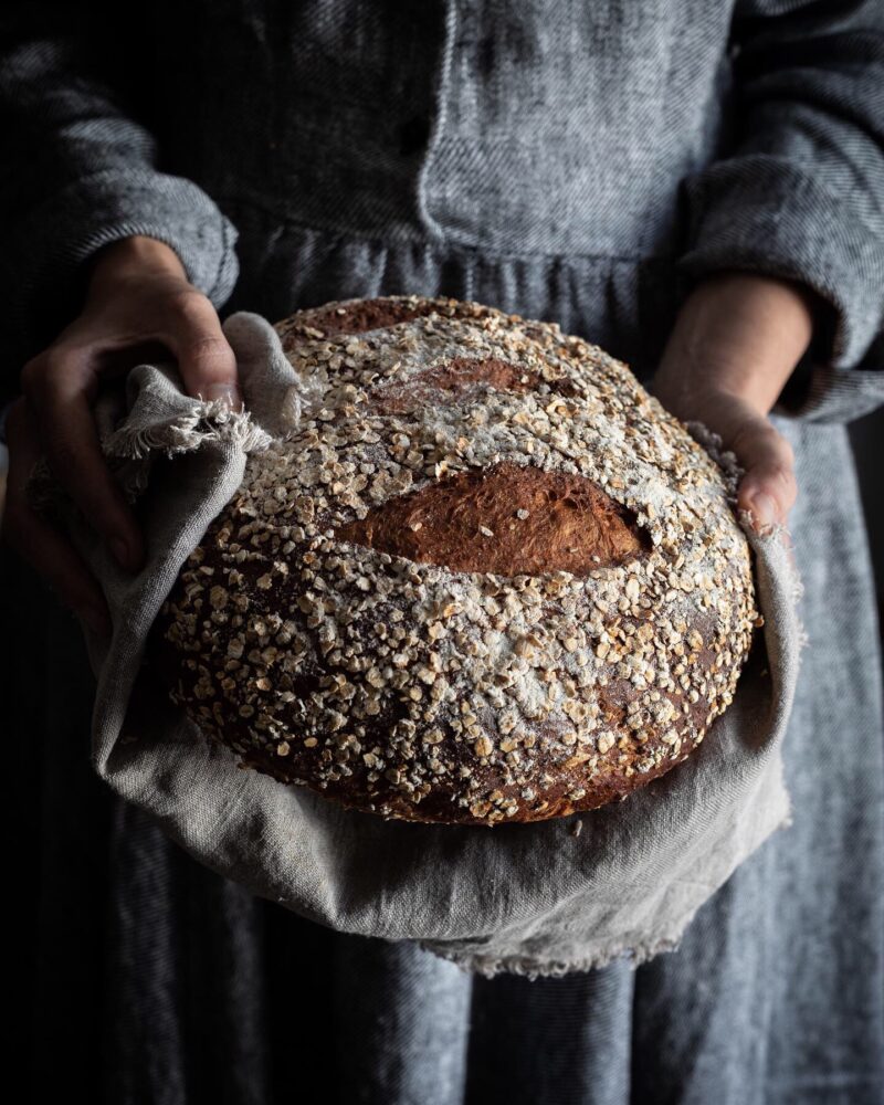 milk honey oat bread