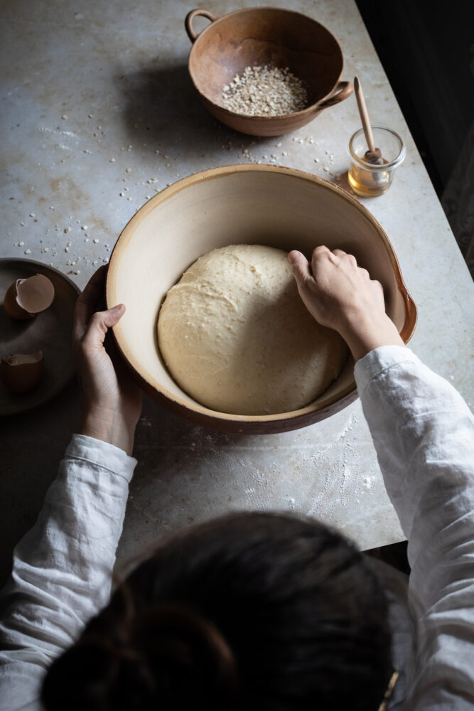 making bread