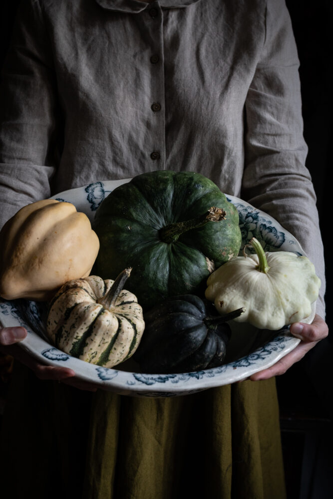 bowl of pumpkins