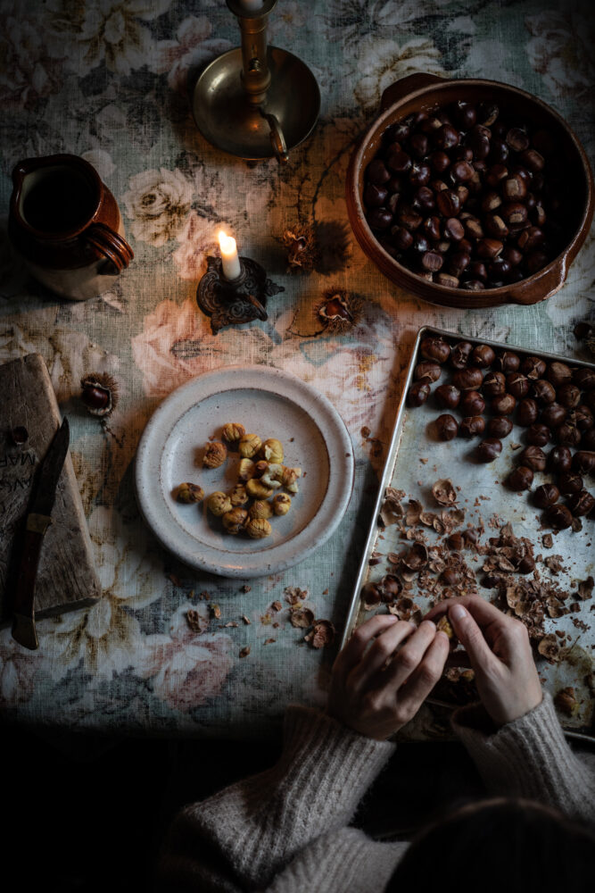 roasted chestnuts