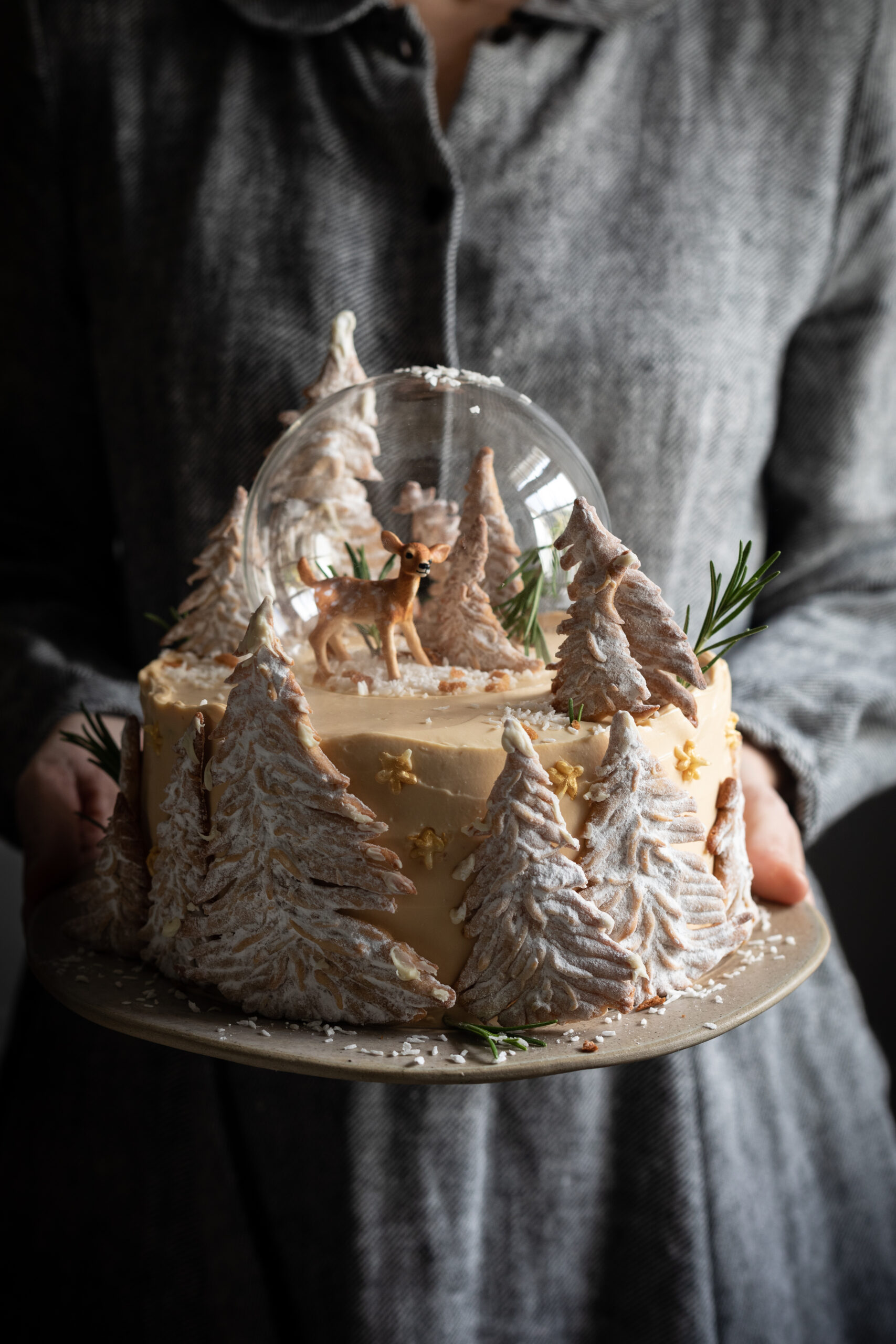 dulce de leches ginger cake